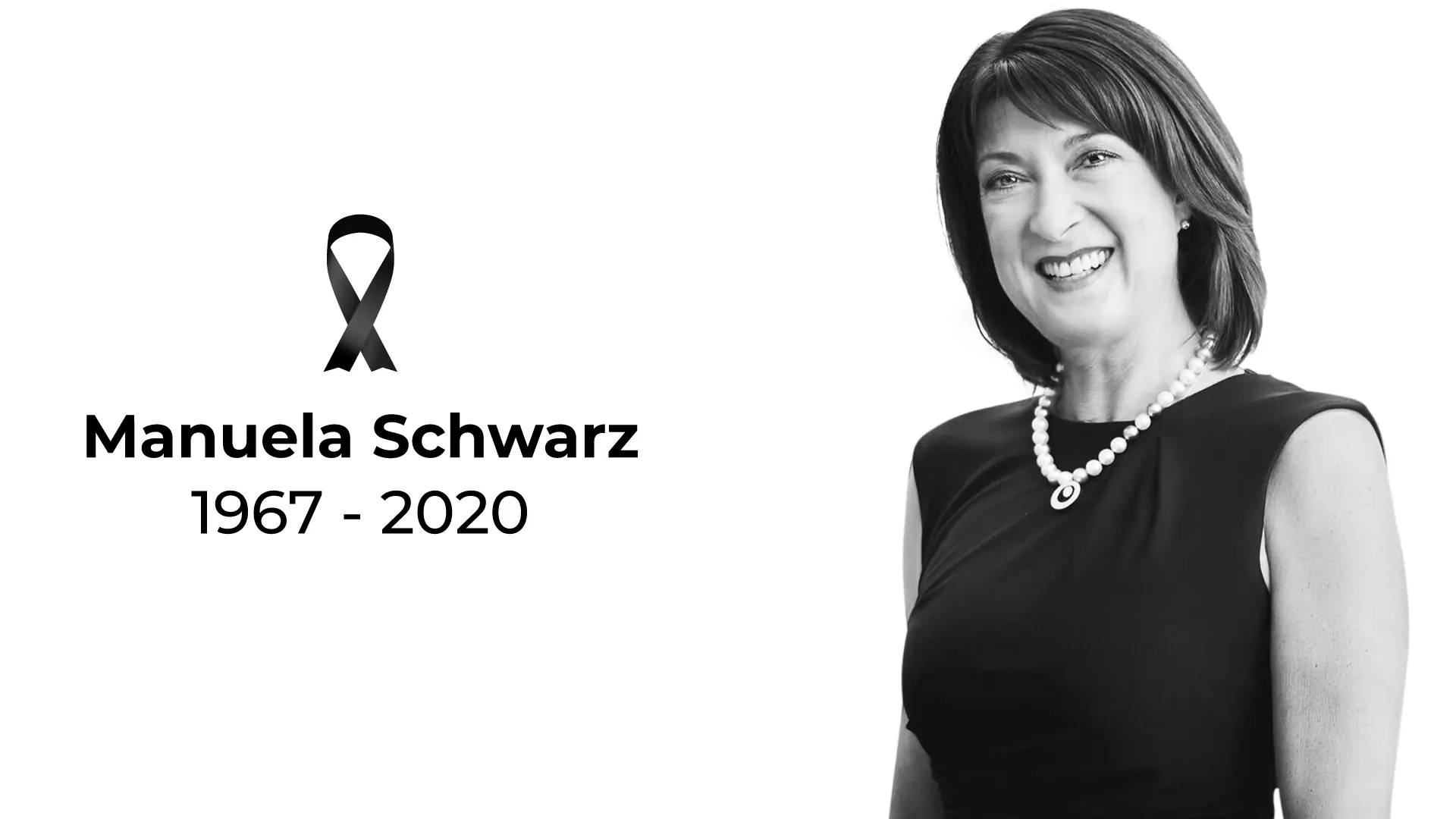In Gedenken an Manuela Schwarz, 1967 - 2020